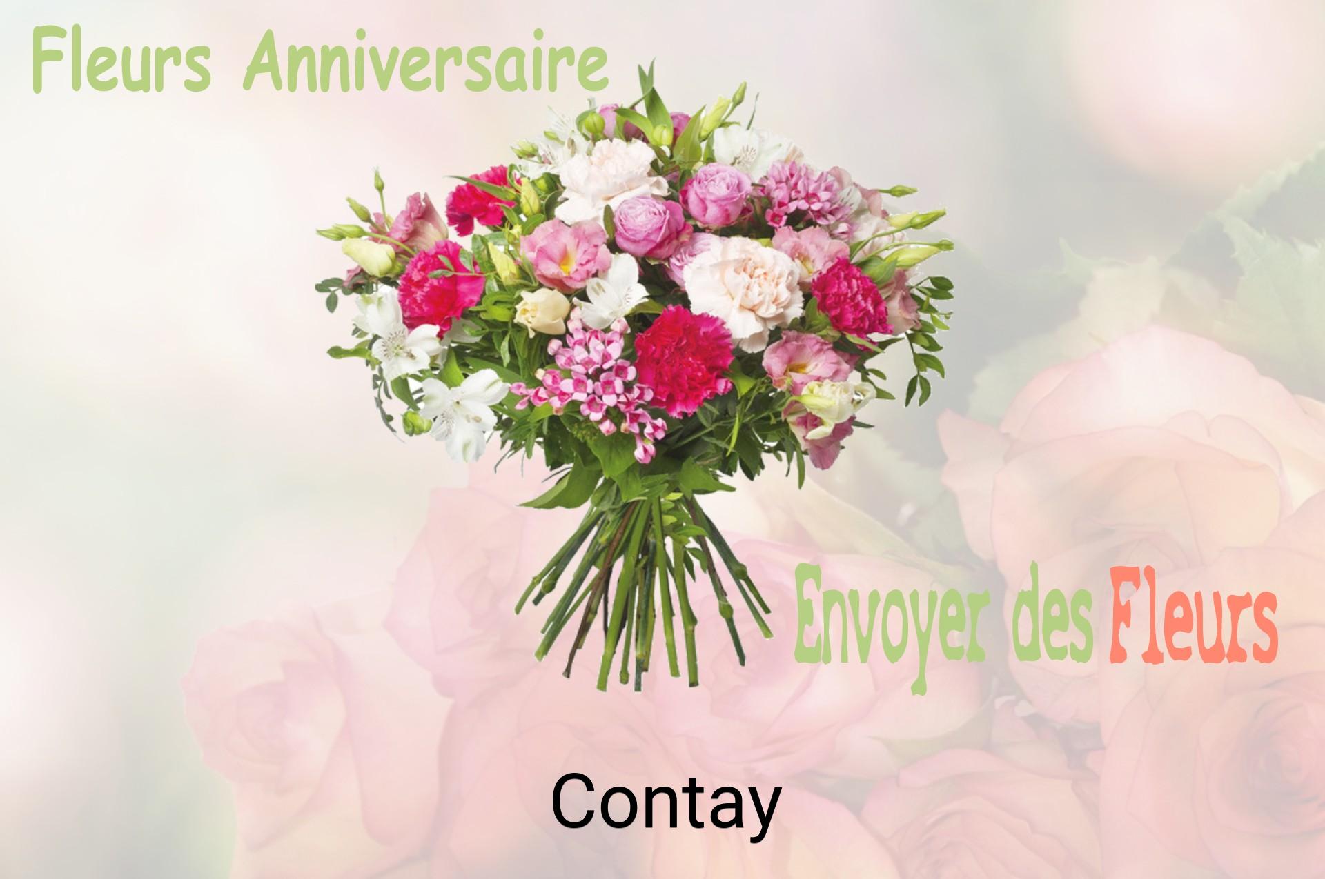 Bouquet de fleurs d’anniversaire livré à Contay